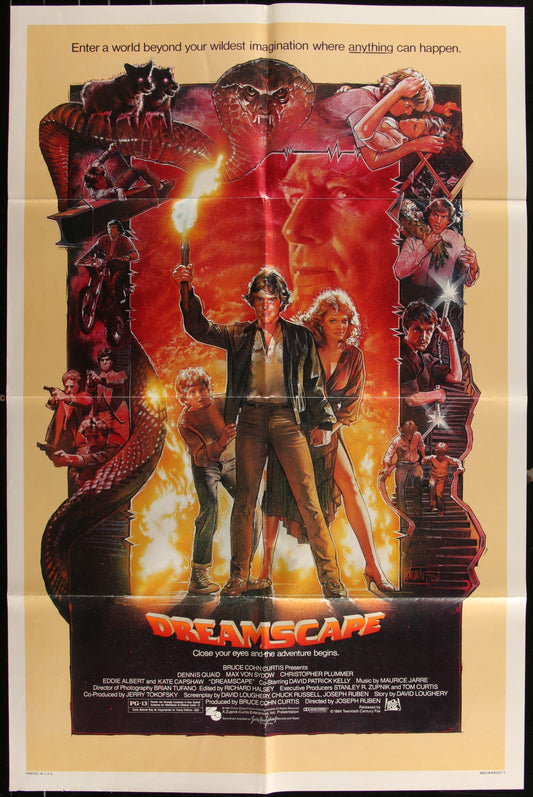 Dreamscape (1984) Original US One Sheet Movie Poster