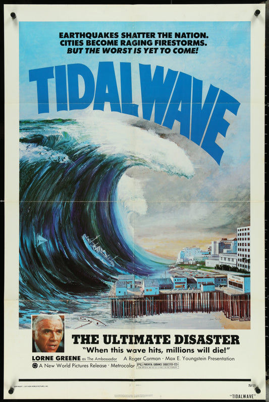 Tidal Wave (1975) Original US One Sheet Movie Poster