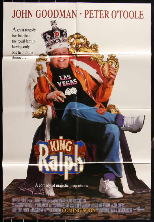 King Ralph (1991) Original US One Sheet Movie Poster