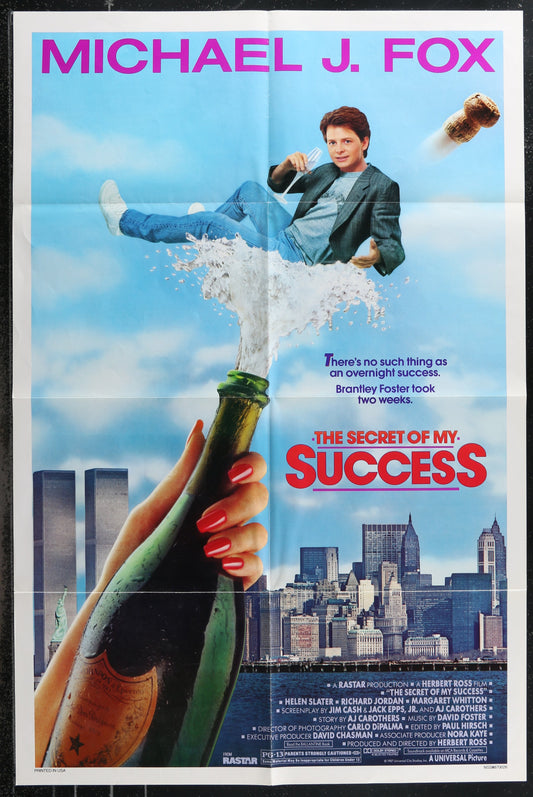 The Secret Of My Success (1987) Original US One Sheet Movie Poster