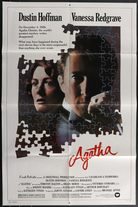 Agatha (1979) Original US One Sheet Movie Poster