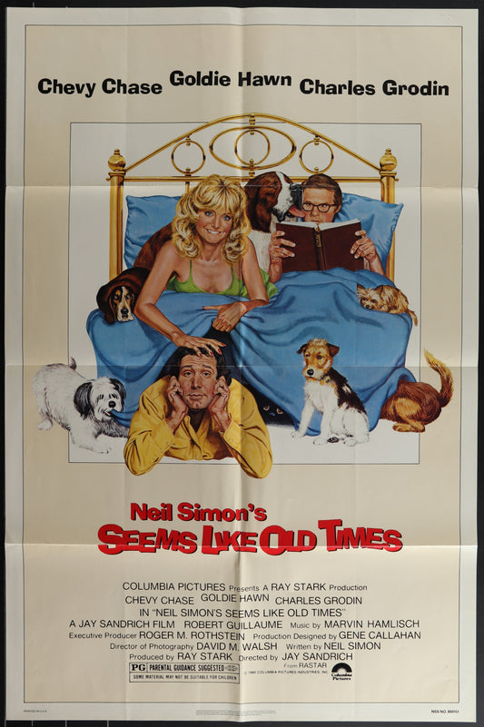 Seems Like Old Times (1980) Original US One Sheet Movie Poster