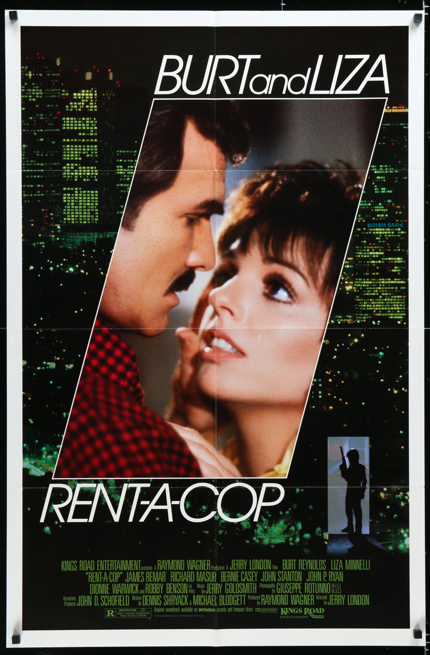 Rent-A-Cop (1987) Original US One Sheet Movie Poster