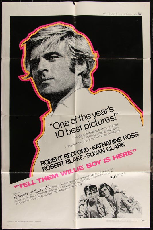 Tell Them Willow Boy Is Here (1970) Original US One Sheet Movie Poster