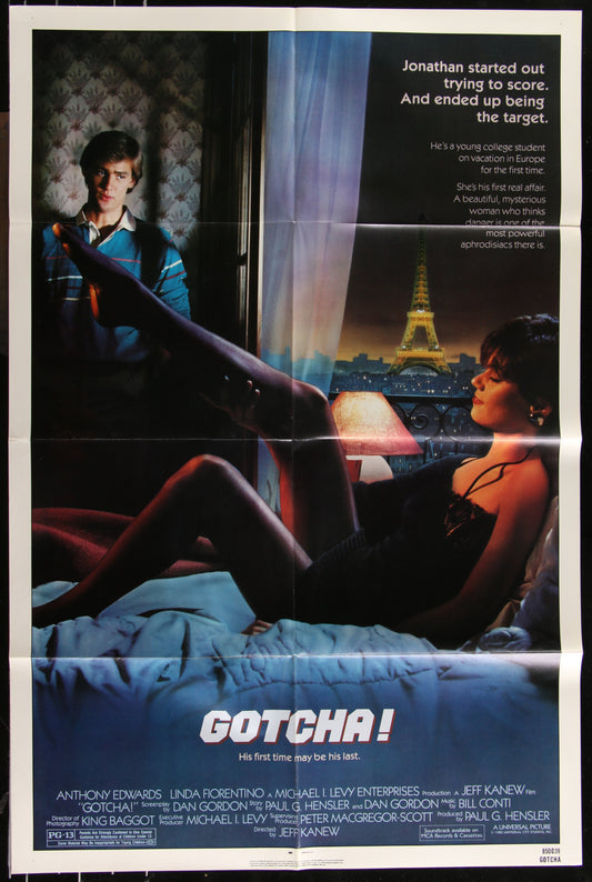 Gotcha! (1985) Original US One Sheet Movie Poster