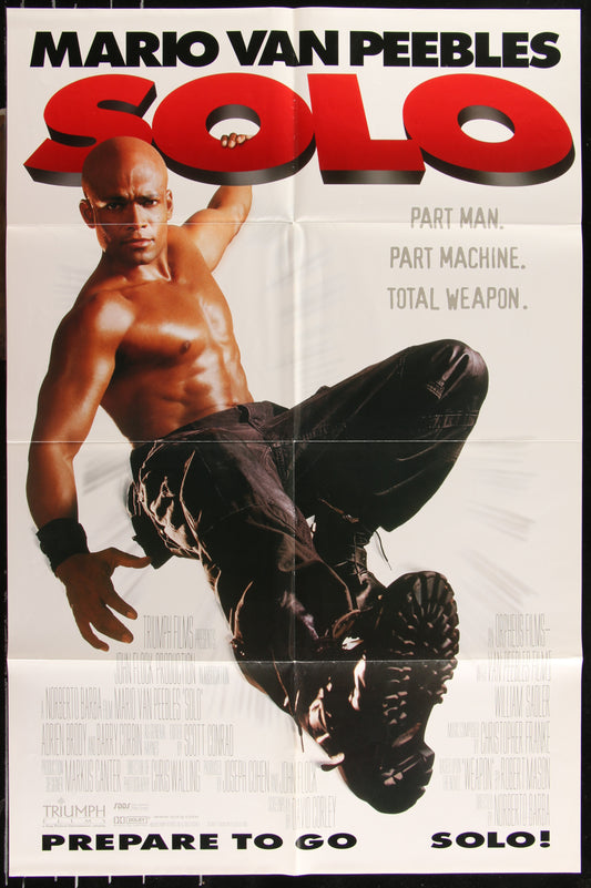 Solo (1996) Original US One Sheet Movie Poster