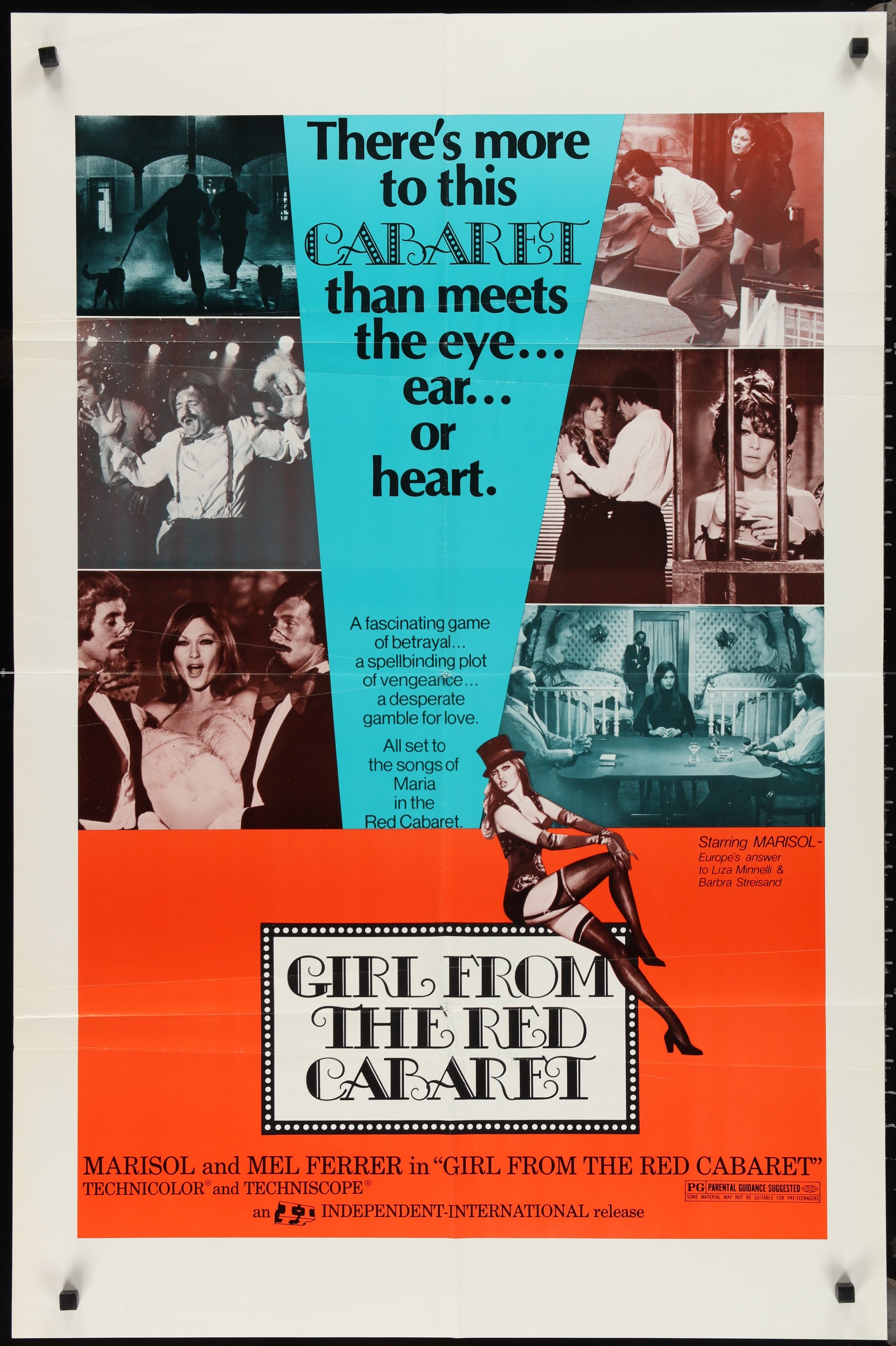 Girl From The Red Cabaret (1976) Original US One Sheet Movie Poster