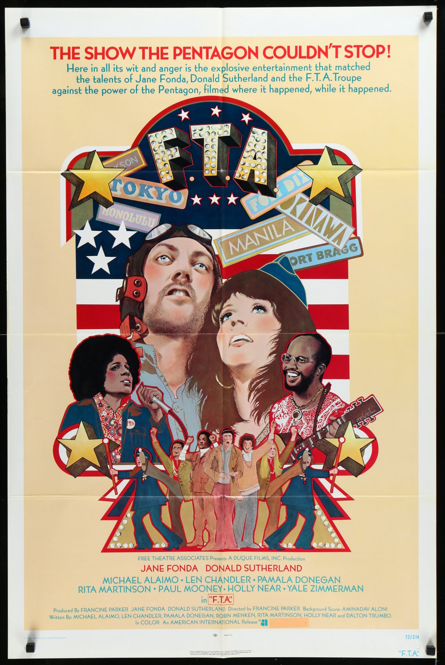 F.T.A. (1973) Original US One Sheet Movie Poster