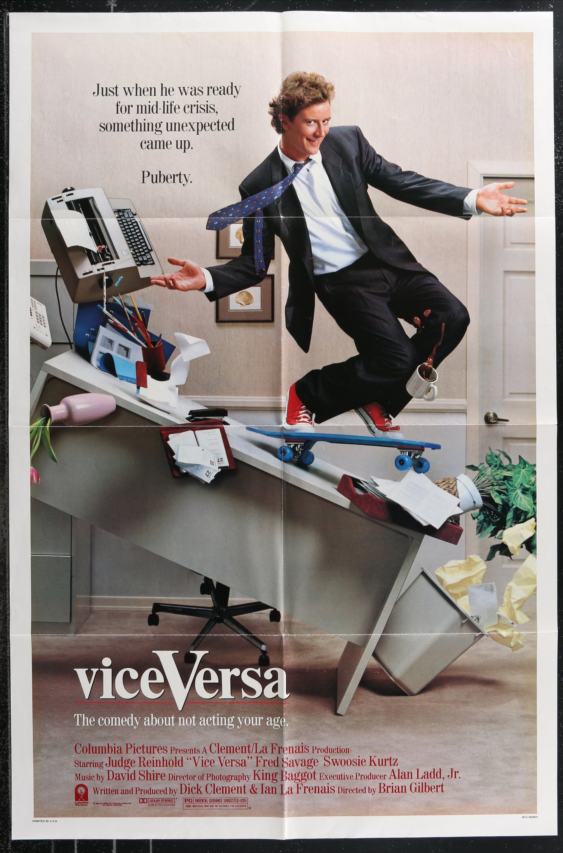 Vice Versa (1988) Original US One Sheet Movie Poster