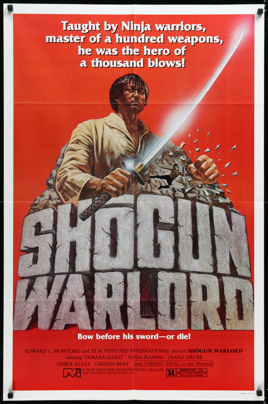 Shogun Warlord (1981) Original US One Sheet Movie Poster