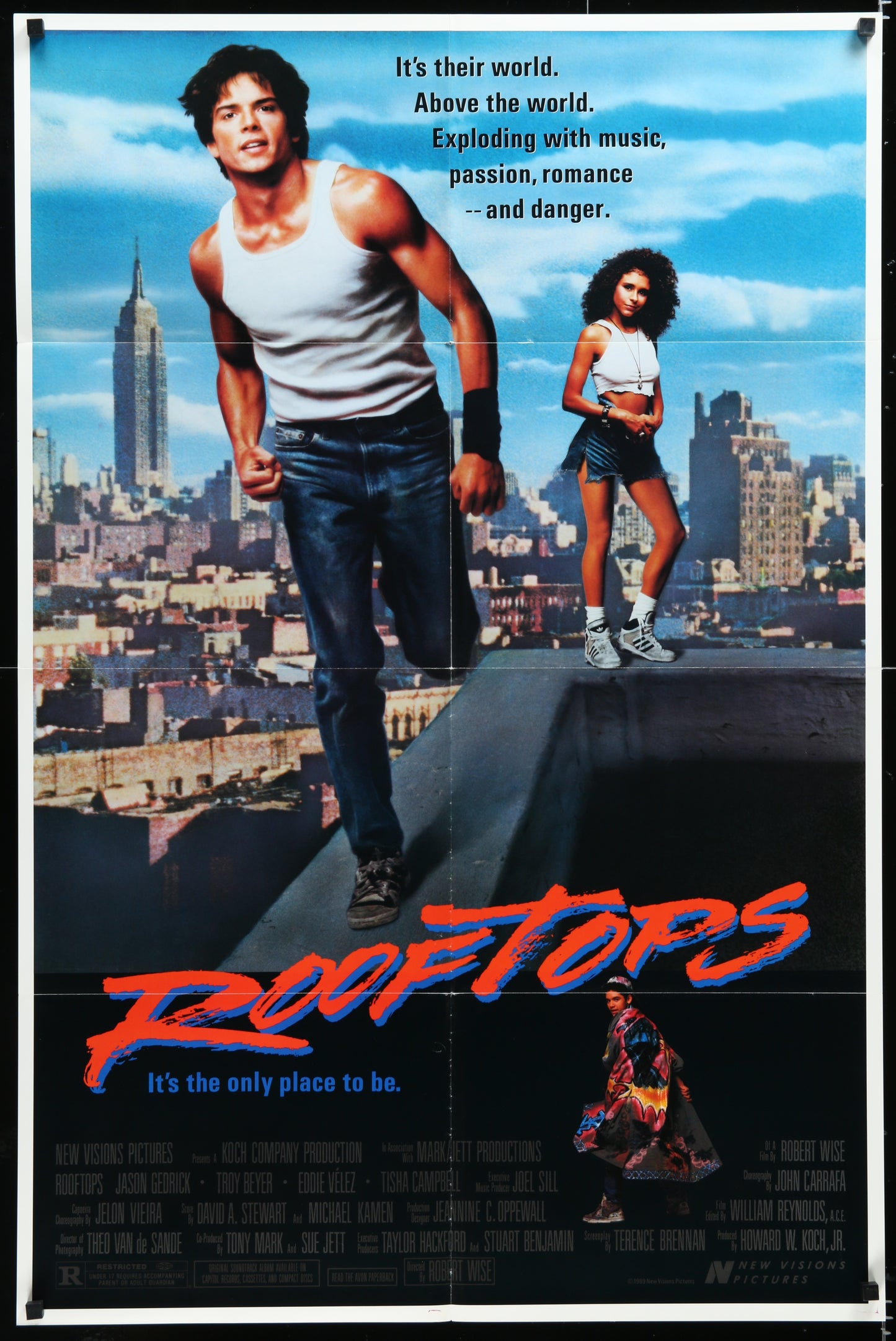 Roof Tops (1989) Original US One Sheet Movie Poster