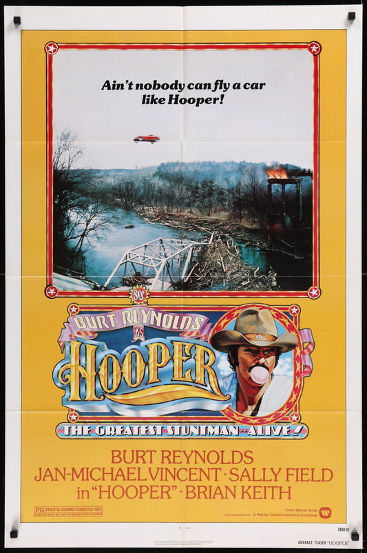 Hooper (1978) Original US One Sheet Movie Poster