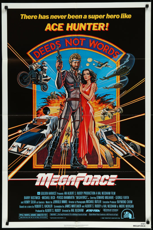 Megaforce (1982) Original US One Sheet Movie Poster