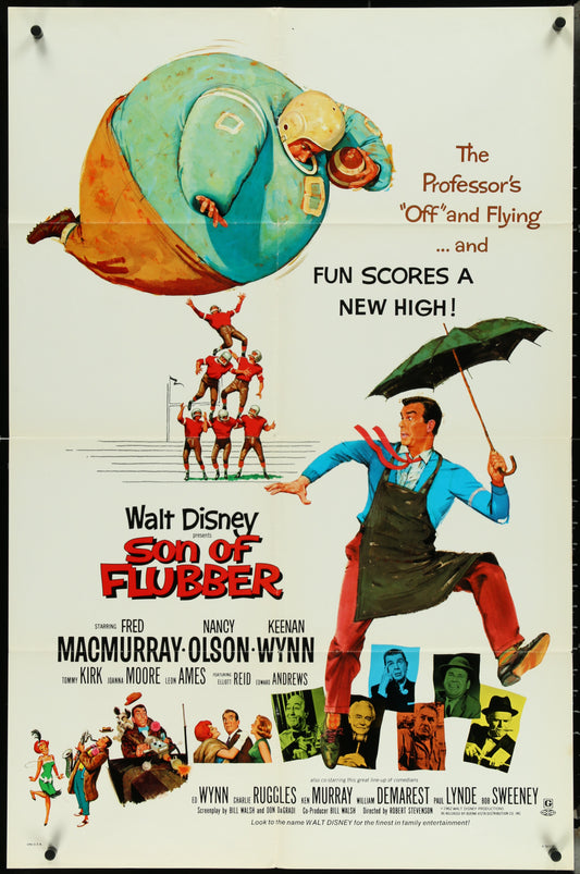 Son Of Flubber (1970 RR) Original US One Sheet Movie Poster
