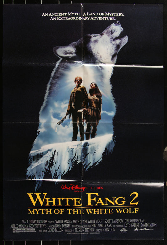 White Fang 2: Myth Of The White Wolf (1994) Original US One Sheet Movie Poster