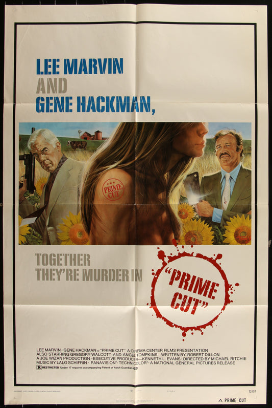 Prime Cut (1972) Original US One Sheet Movie Poster