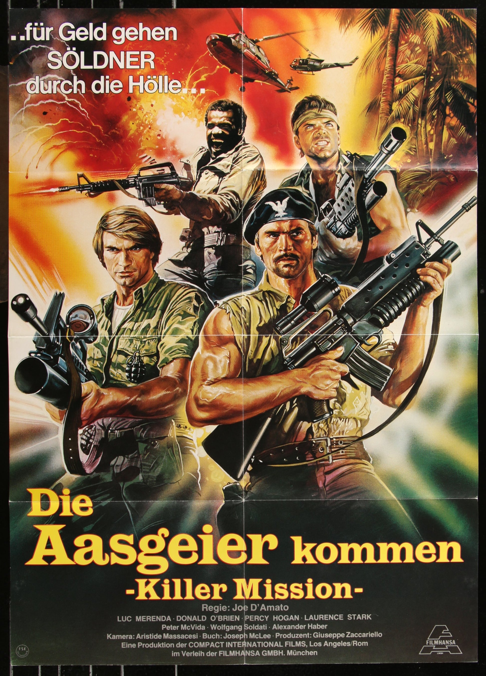 Tough to Kill (1978) Original German A1 Movie Poster