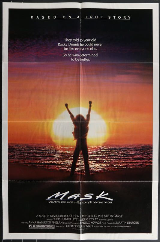 Mask (1985) Original US One Sheet Movie Poster