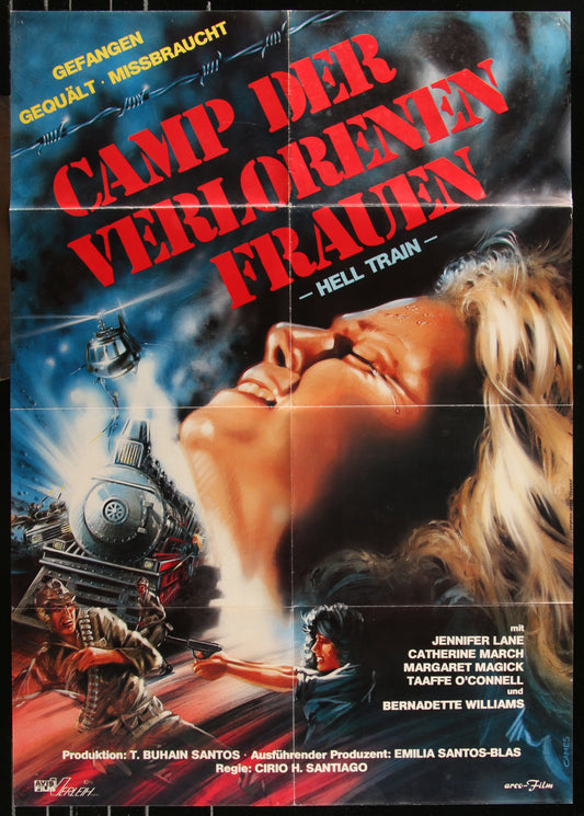 Caged Fury (1983) Original German A1 Movie Poster