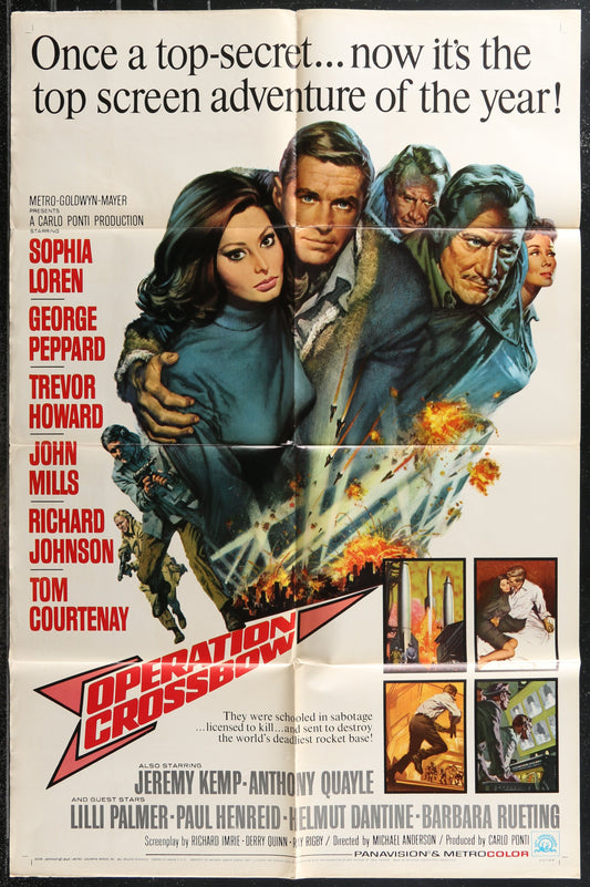 Operation Crossbow (1965) Original US One Sheet Movie Poster