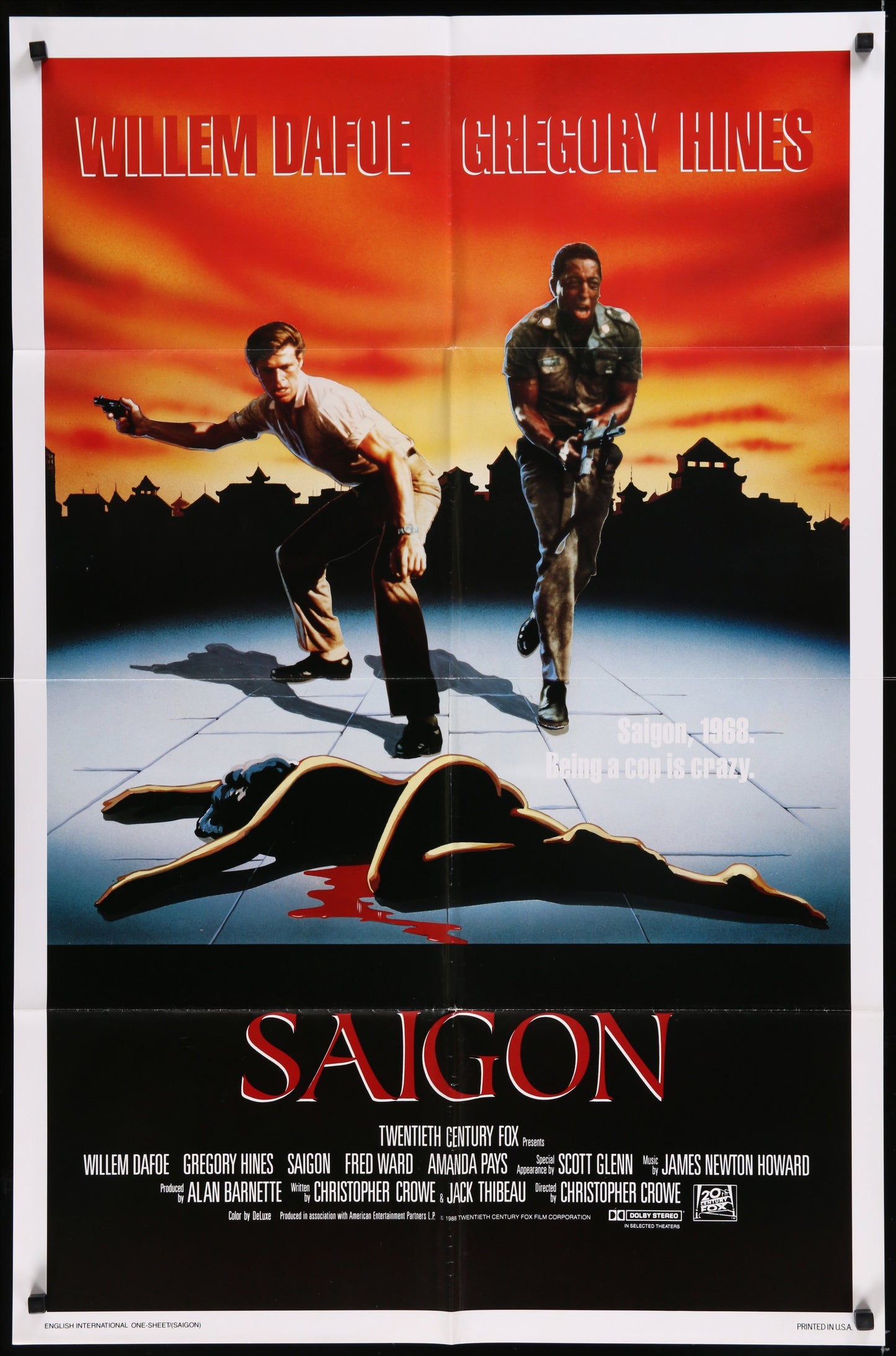 Saigon (1988) Original US One Sheet Movie Poster