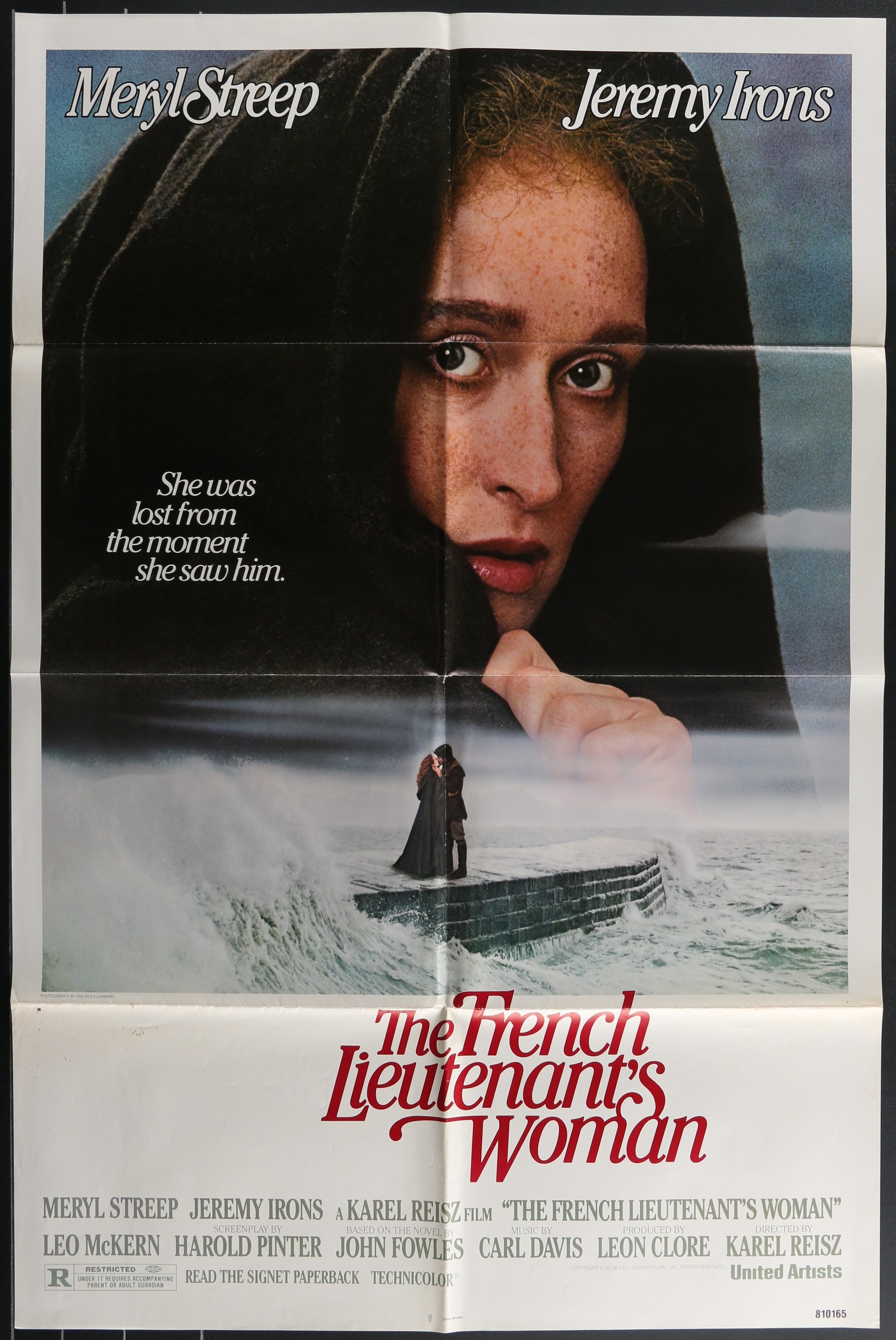 The French Lieutenant's Woman (1981) Original US One Sheet Movie Poster