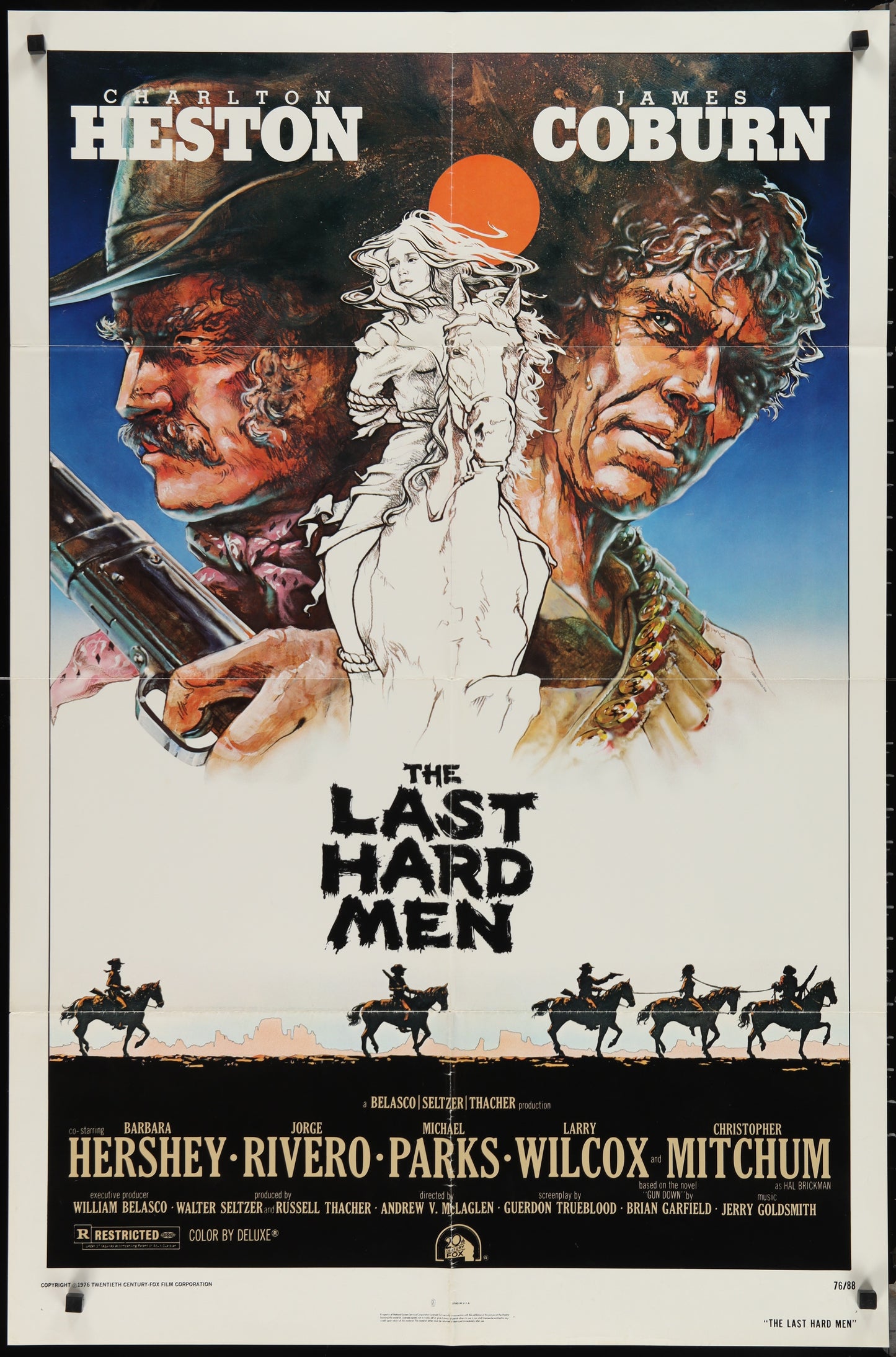 The Last Hard Men (1976) Original US One Sheet Movie Poster