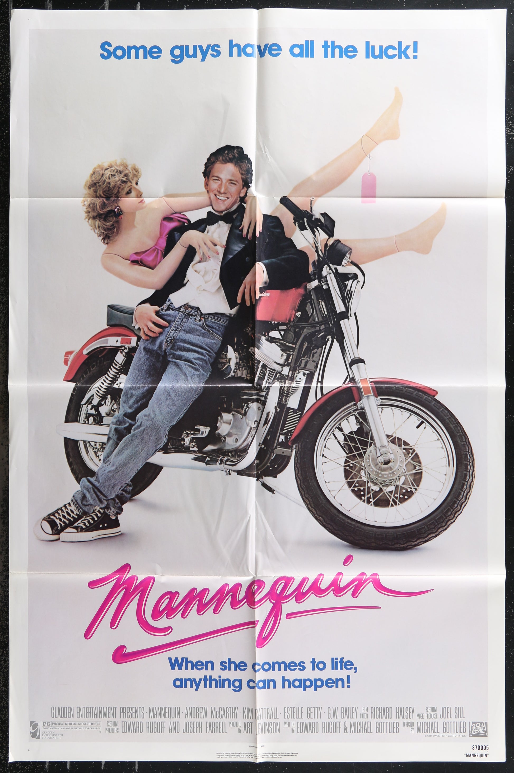 Mannequin (1987) Original US One Sheet Movie Poster