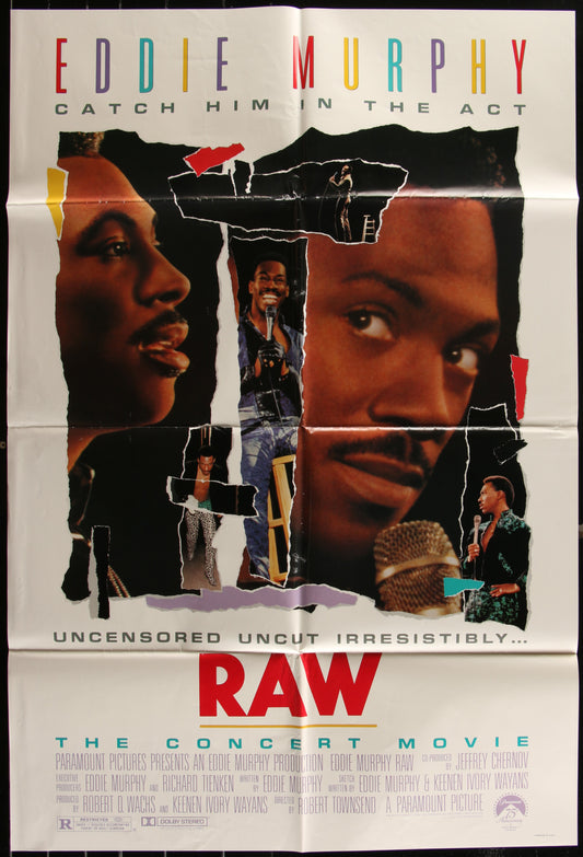 Raw (1987) Original US One Sheet Movie Poster