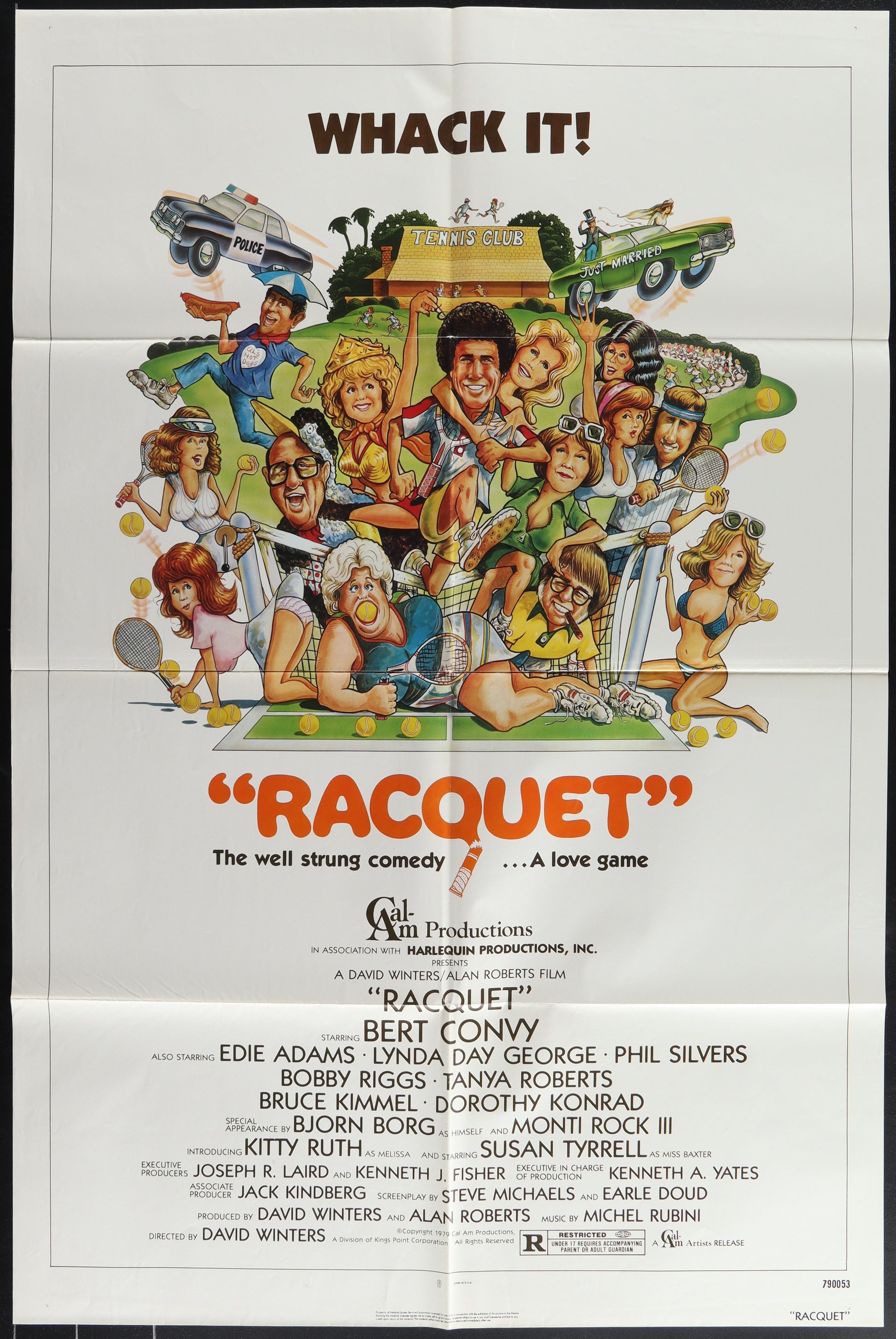 Racquet (1979) Original US One Sheet Movie Poster 