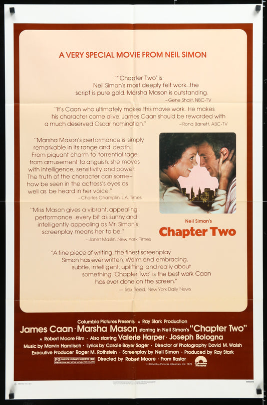 Chapter Two (1980) Original US One Sheet Movie Poster