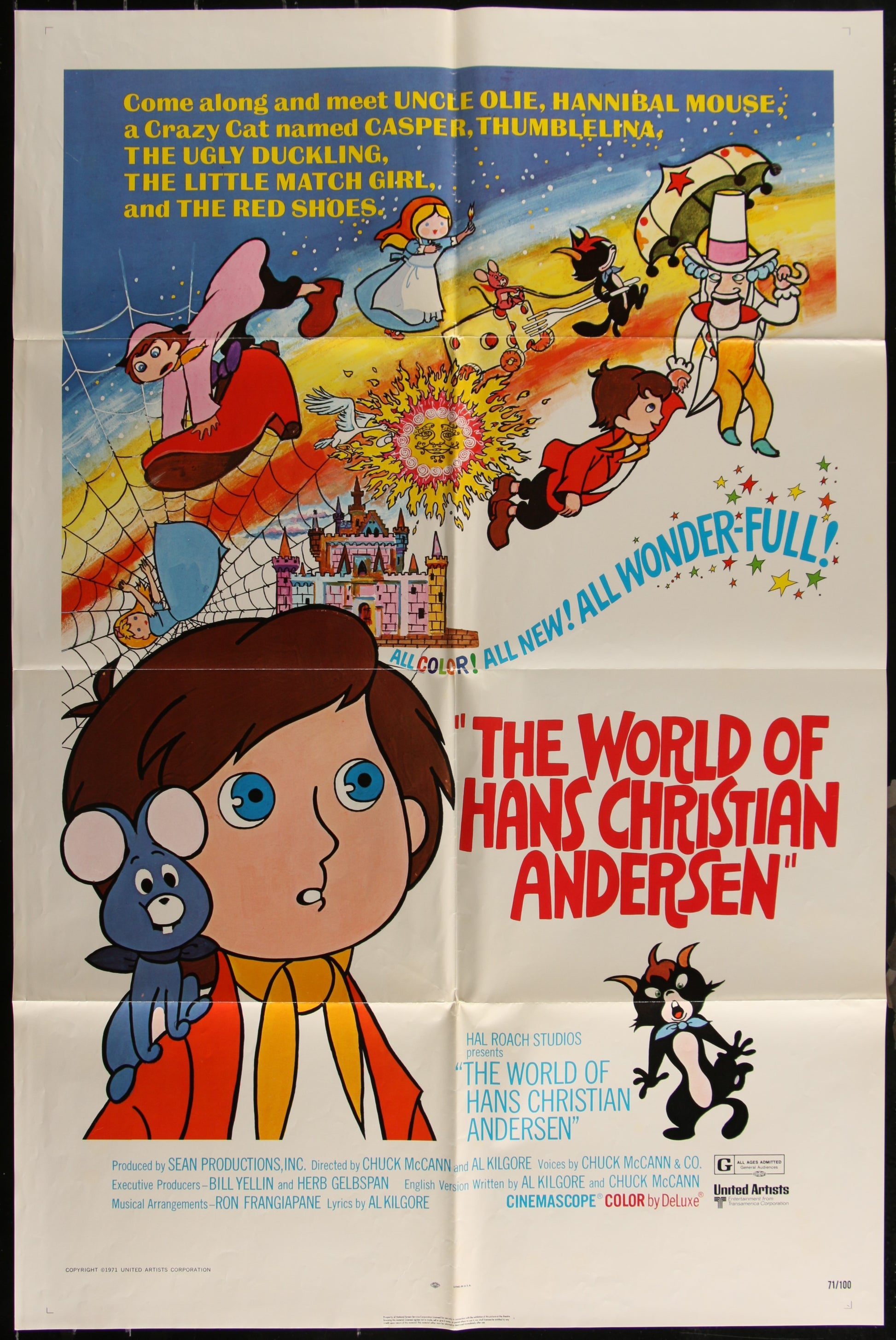 The World Of Hans Christian Anderson (1971) Original US One Sheet Movie Poster