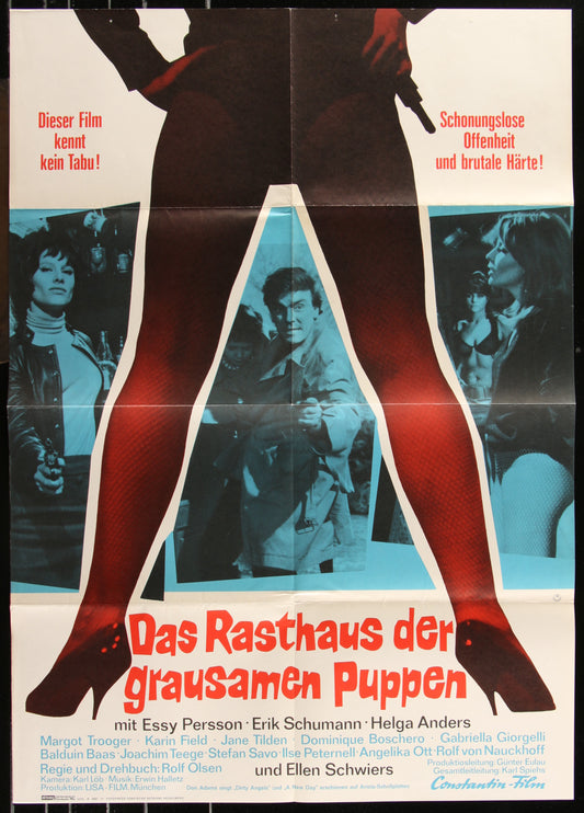 The Devil's Girls (1967) Original German A1 Movie Poster