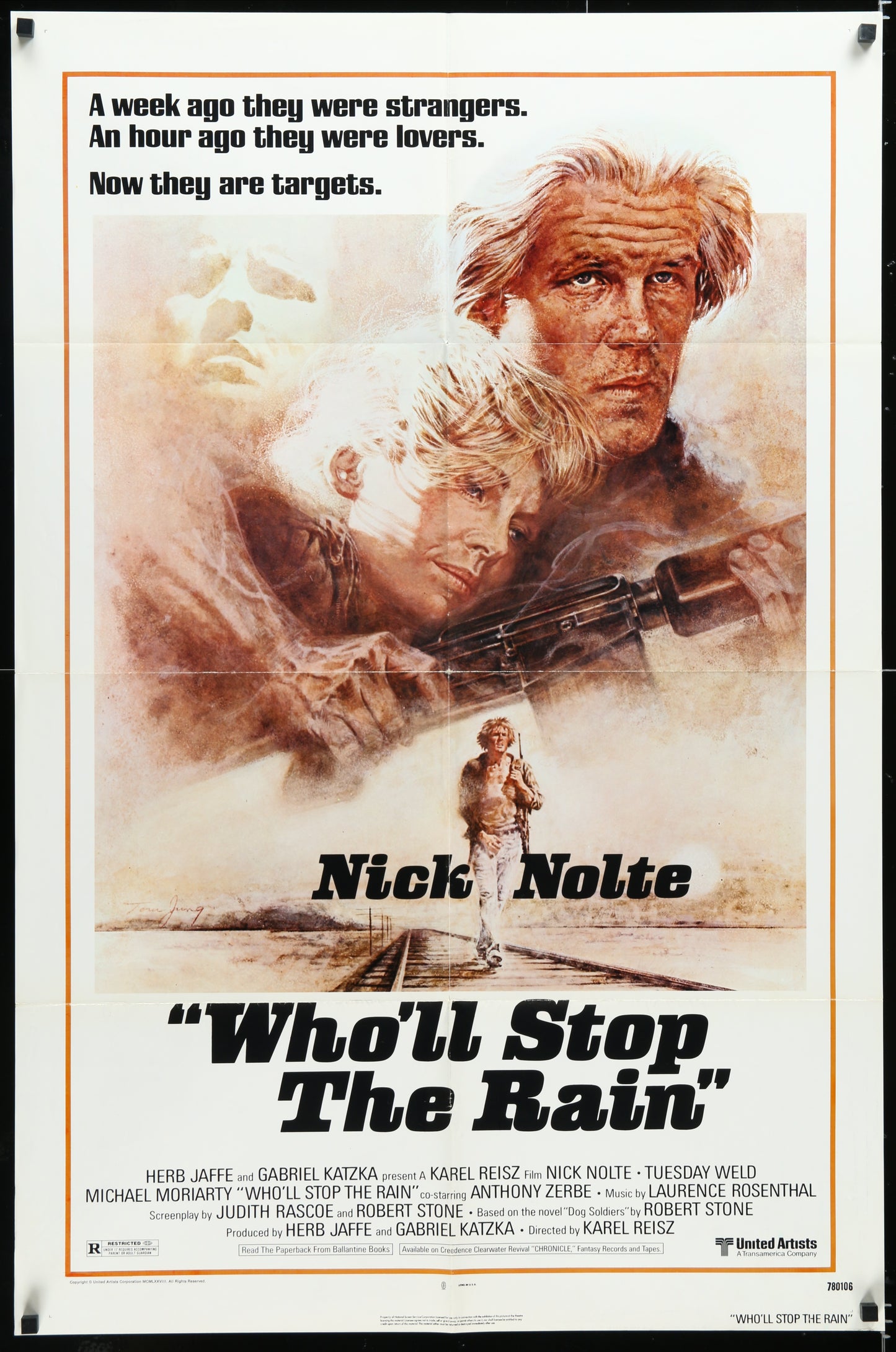 Who'll Stop The Rain (1978) Original US One Sheet Movie Poster