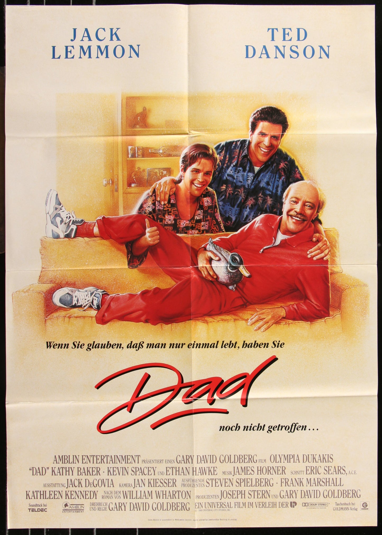 Dad (1989) Original German A1 Movie Poster