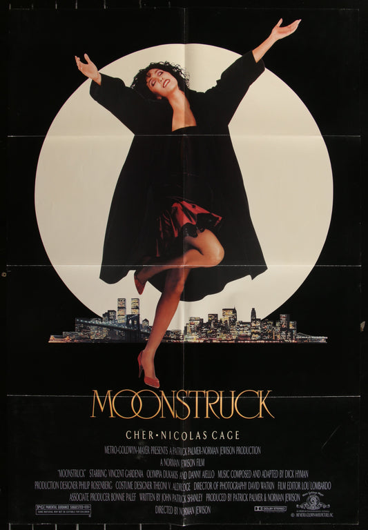 Moonstruck (1987) Original US One Sheet Movie Poster