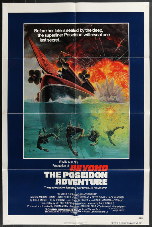 Beyond The Poseidon Adventure (1979) Original US One Sheet Movie Poster
