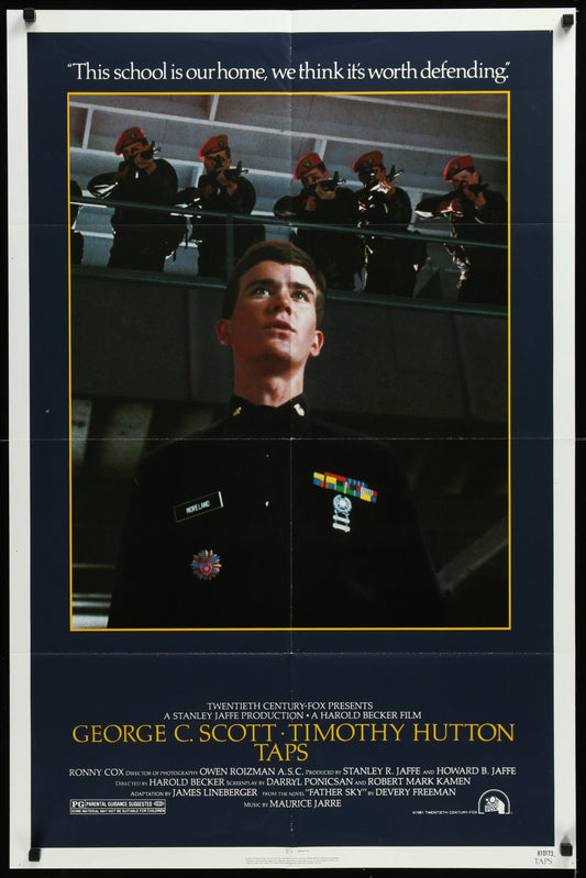 Taps (1981) Original US One Sheet Movie Poster