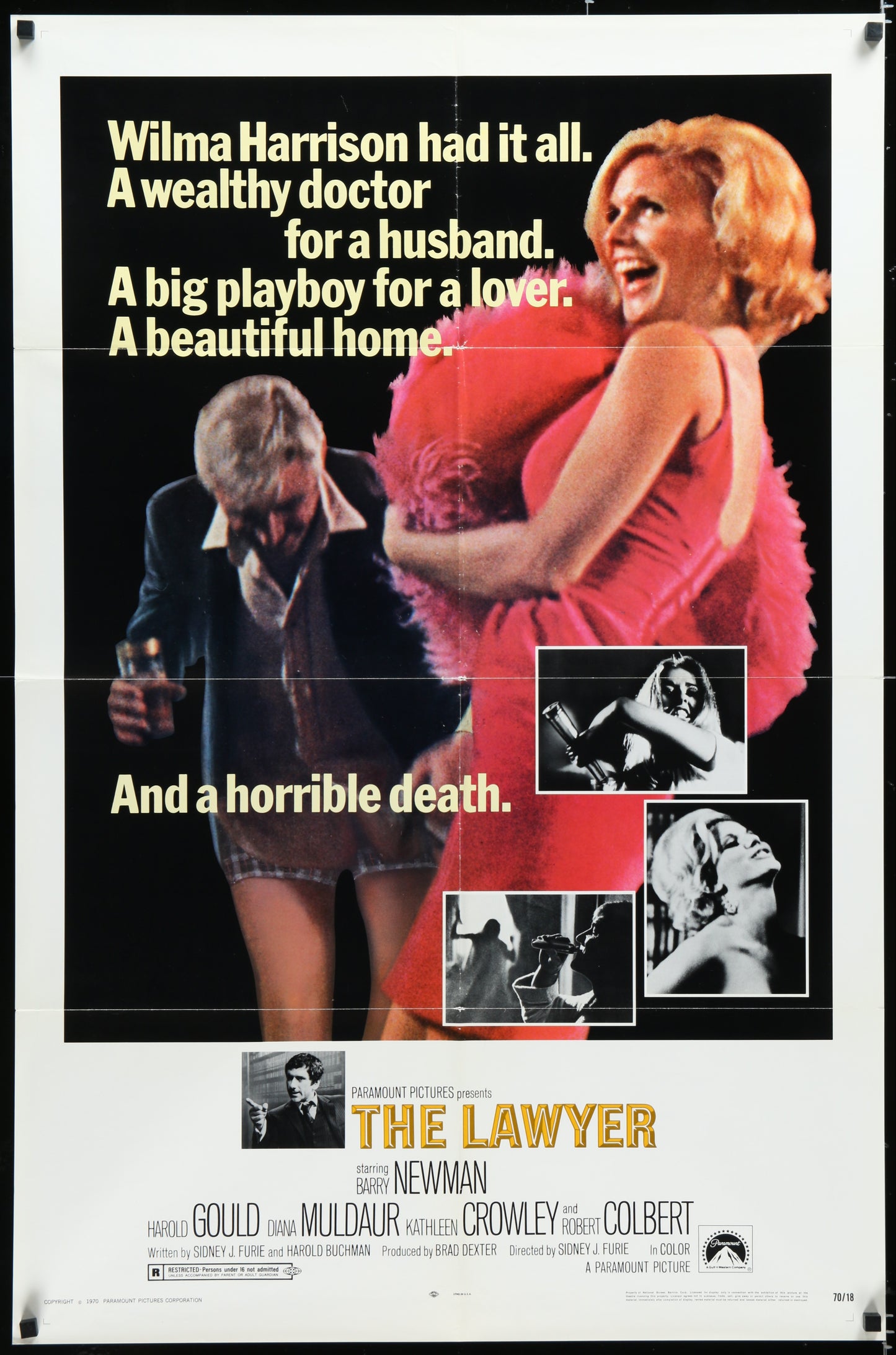 The Lawyer (1970) Original US One Sheet Movie Poster