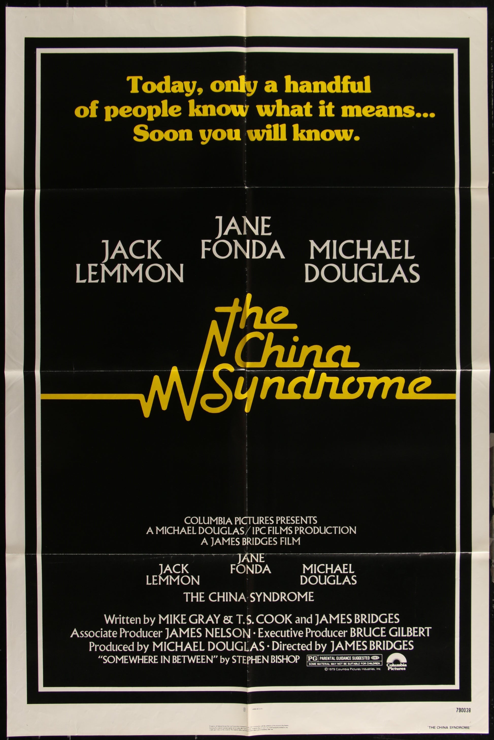 The China Syndrome (1979) Original US One Sheet Movie Poster