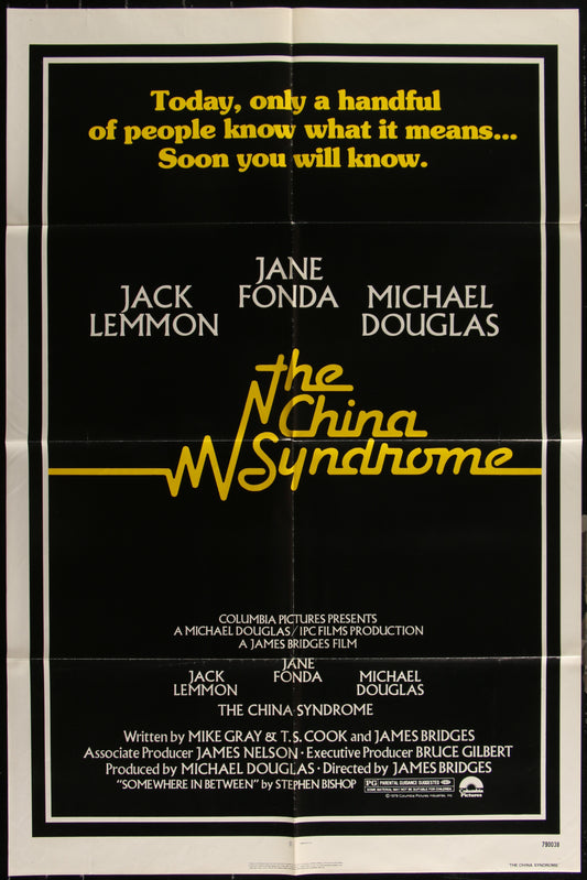 The China Syndrome (1979) Original US One Sheet Movie Poster