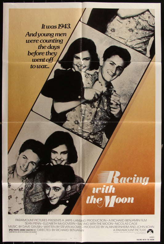 Racing With The Moon (1984) Original US One Sheet Movie Poster