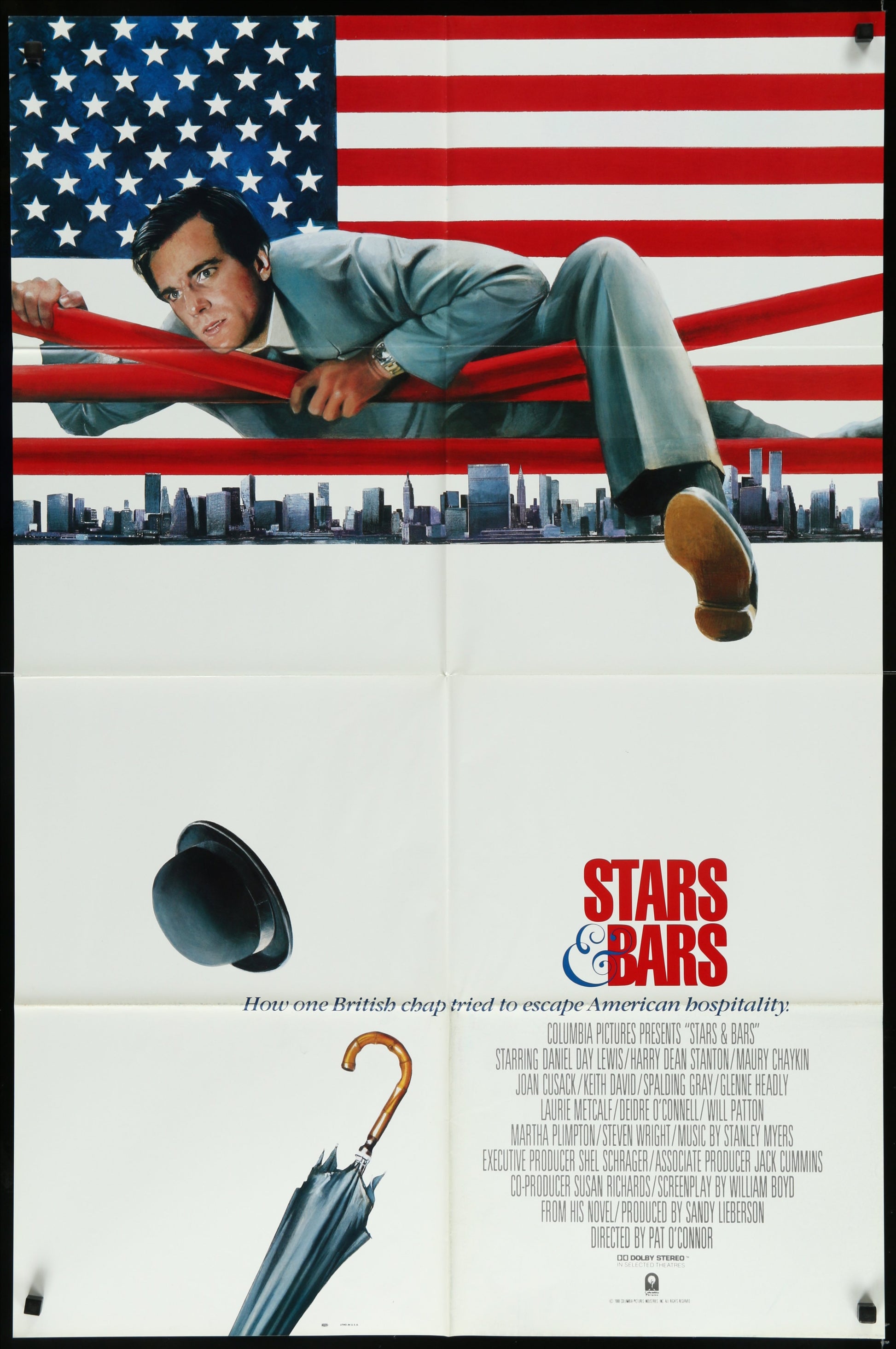 Stars & Bars (1988 ) Original US One Sheet Movie Poster