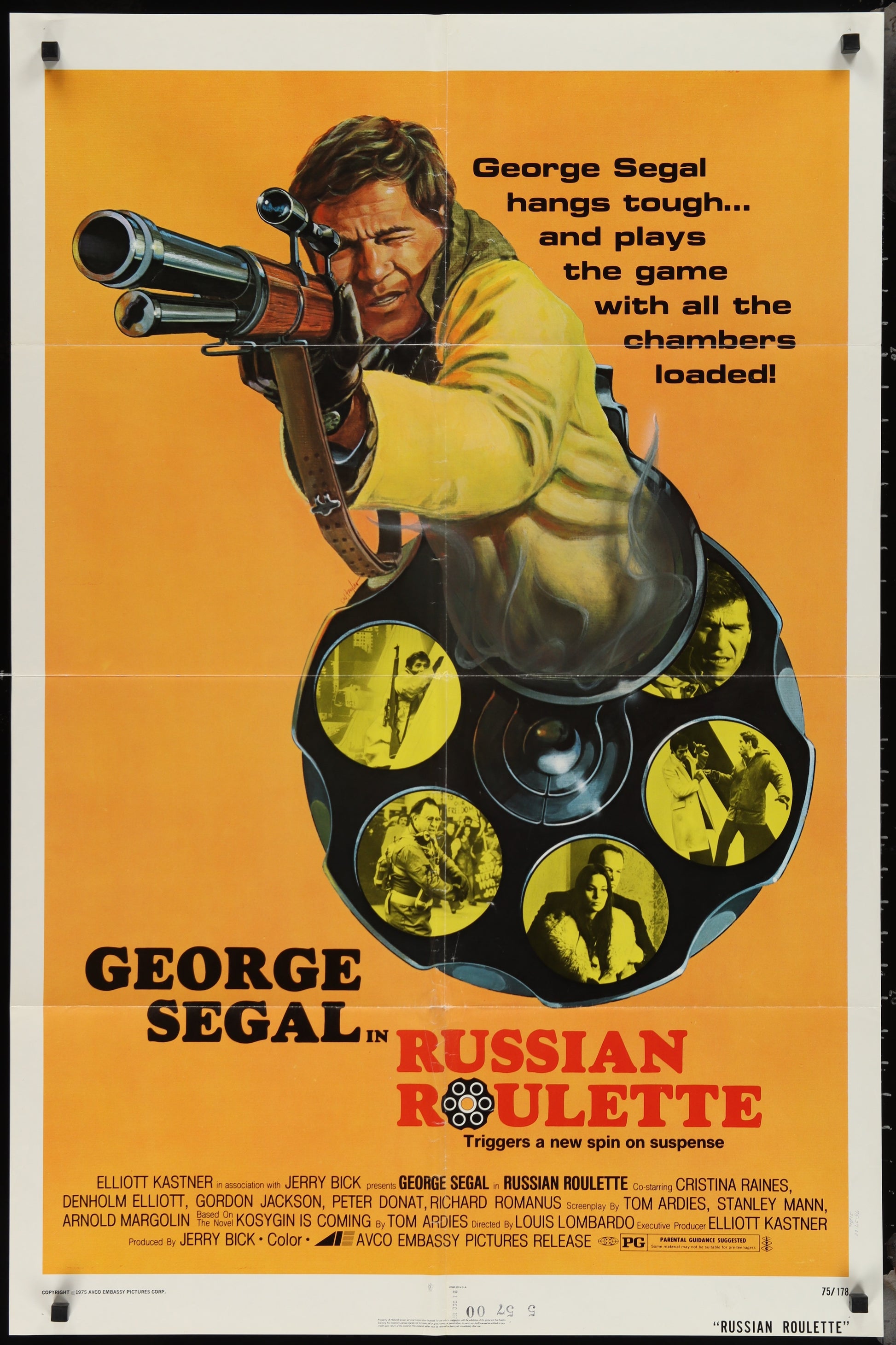 Russian Roulette (1975) Original US One Sheet Movie Poster