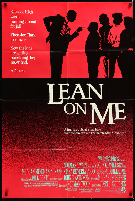 Lean On Me (1989) Original US One Sheet Movie Poster