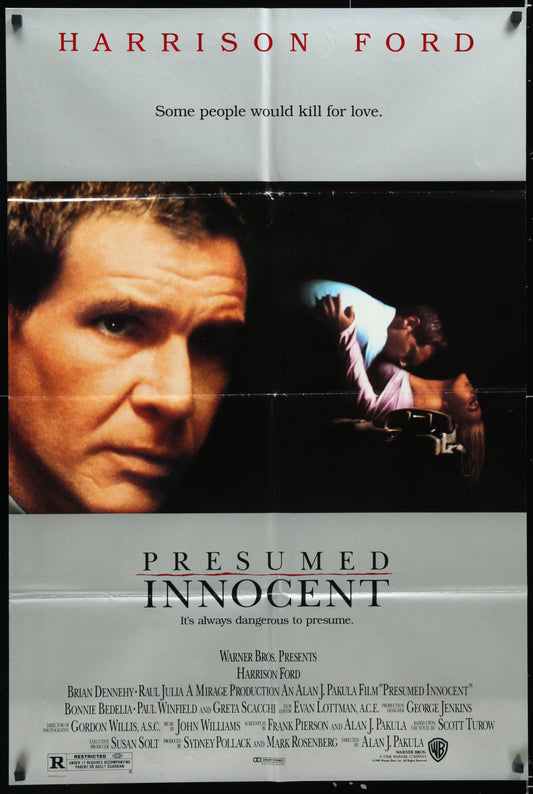 Presumed Innocent (1990) Original US One Sheet Movie Poster