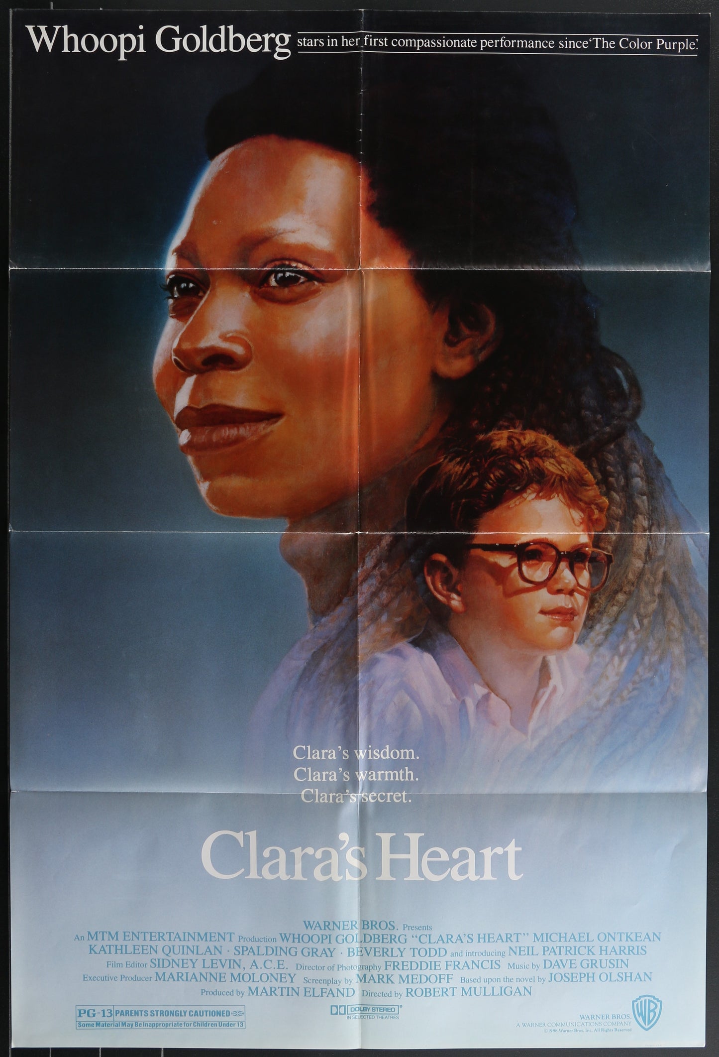 Clara's Heart (1988) Original US One Sheet Movie Poster