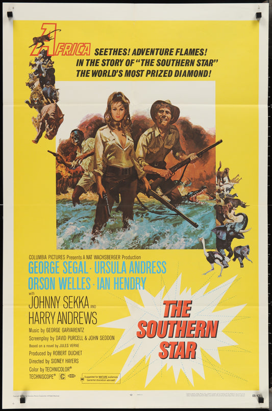 The Southern Star (1969) Original US One Sheet Movie Poster