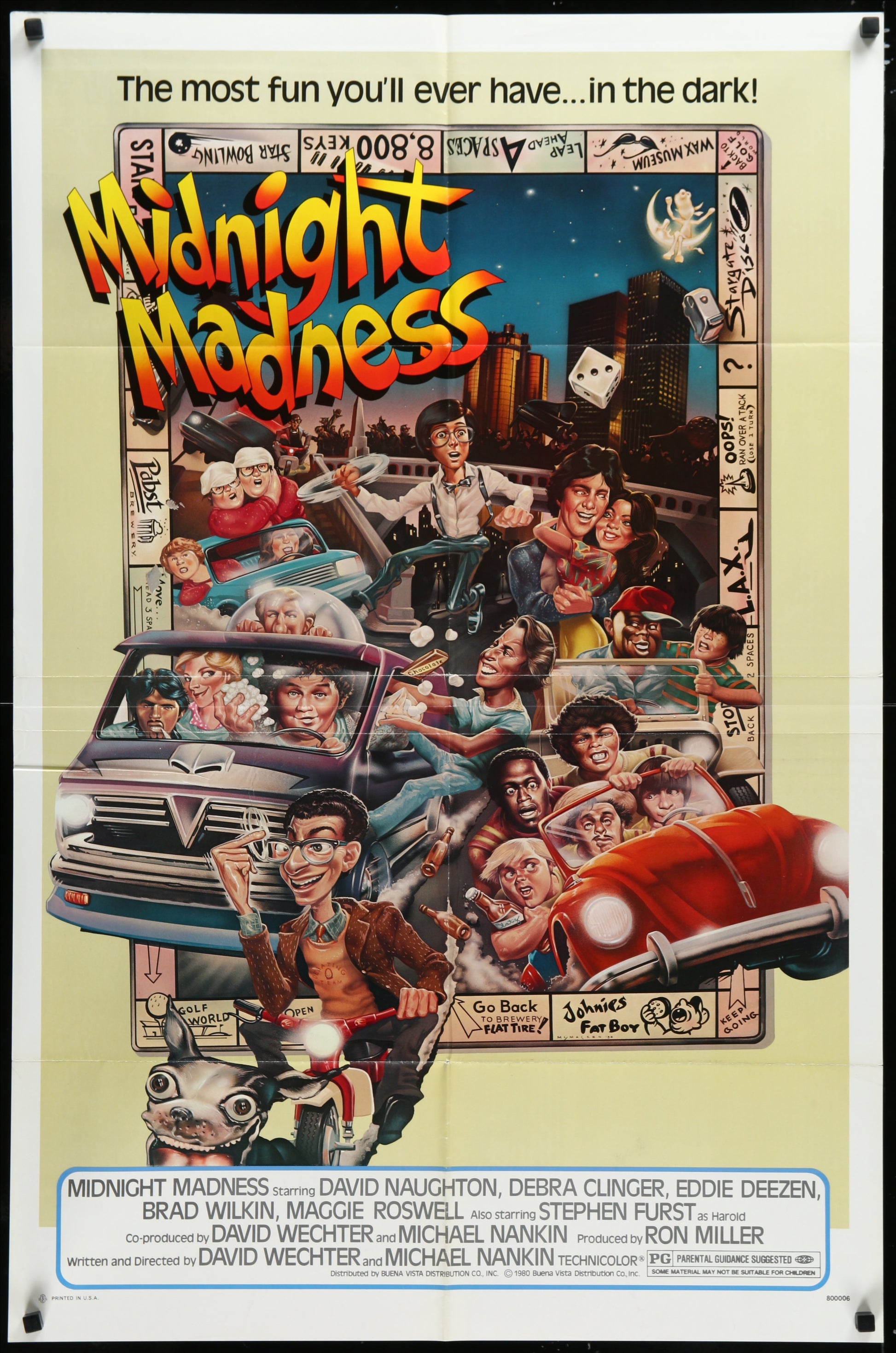 Midnight Madness (1980) Original US One Sheet Movie Poster