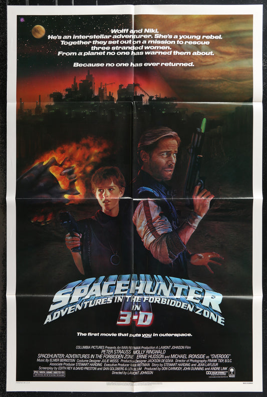 Spacehunter - Adventures In The Forbidden Zone (1983) Original US One Sheet Movie Poster